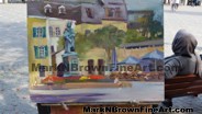 Mark N Brown creates one of kind artworks inspired by the lovely German landscapes en plein air!
